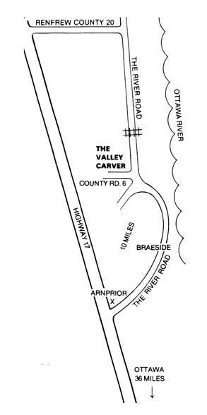 Map to the Valley Carver